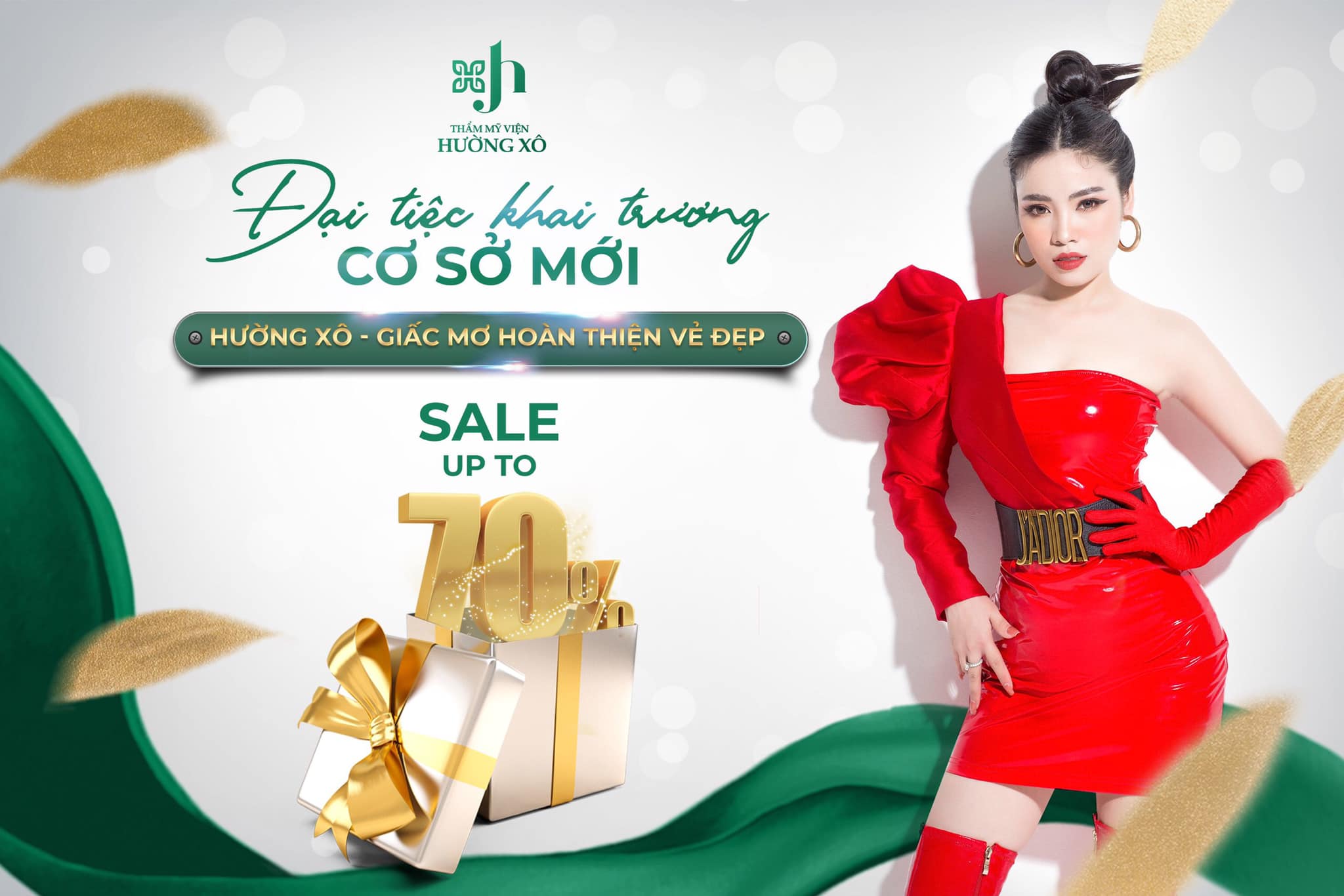 ĐẠI TIỆC KHAI TRƯƠNG CƠ SỞ MỚI: BIG SALE THẨM MỸ GIẢM ĐẾN 80%