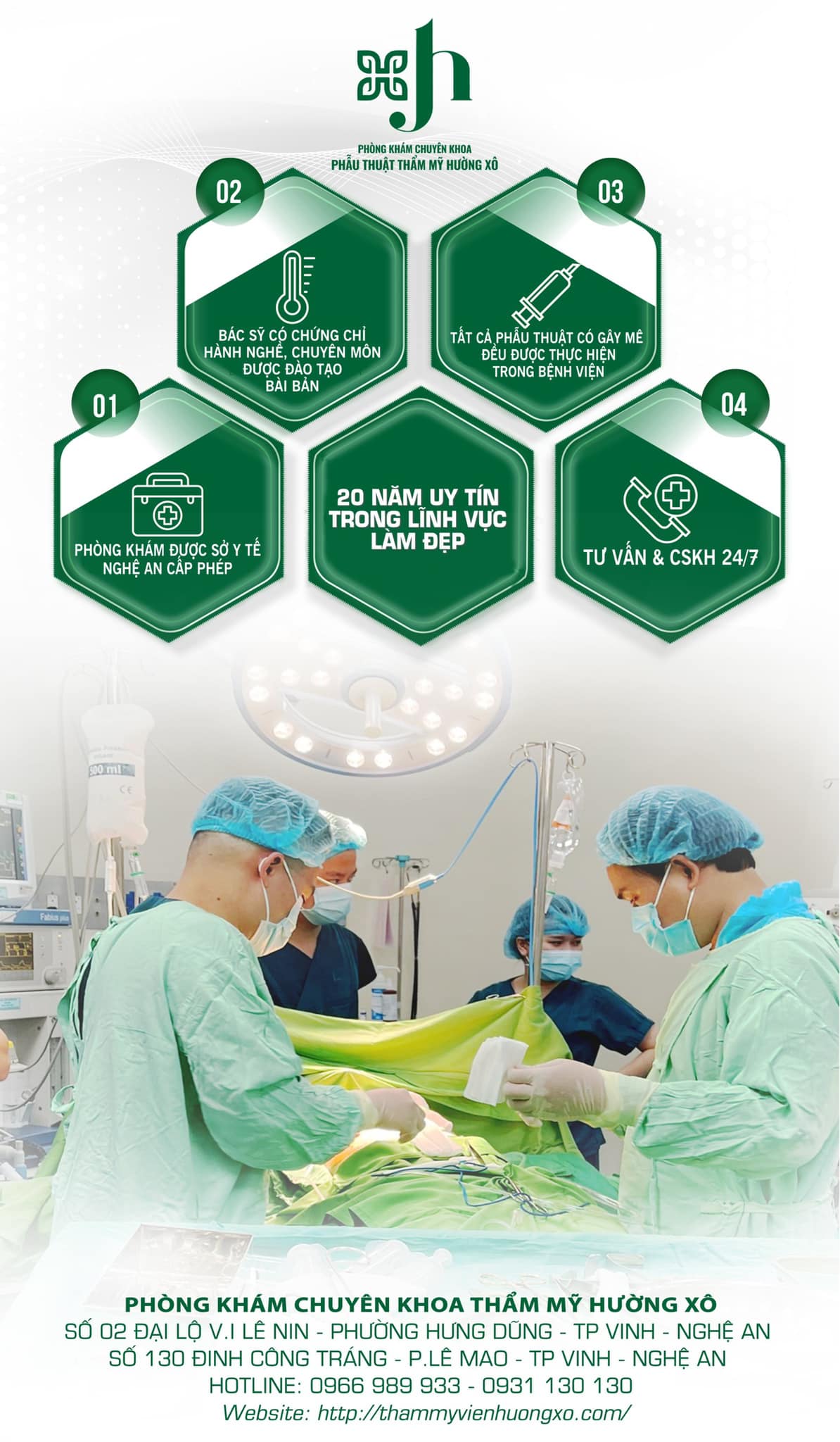 Thẩm Mỹ Viện - Phẫu Thuật Thẩm Mỹ Uy Tín tại Vinh