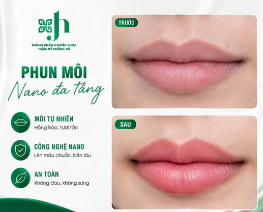 Địa Chỉ Phun Môi Nano Đa Tầng Tại Nghệ An