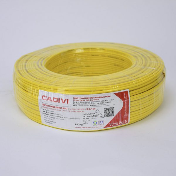 Dây điện Cadivi VCmd 2×6.0– 0,6/1kV