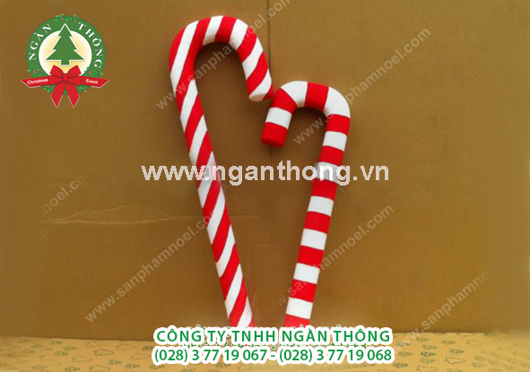 Gậy noel mút xốp