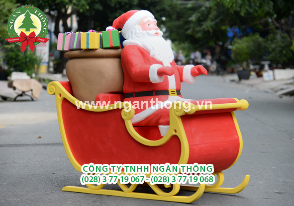 Bộ Ông già + Cổ xe + Túi quà - MS3