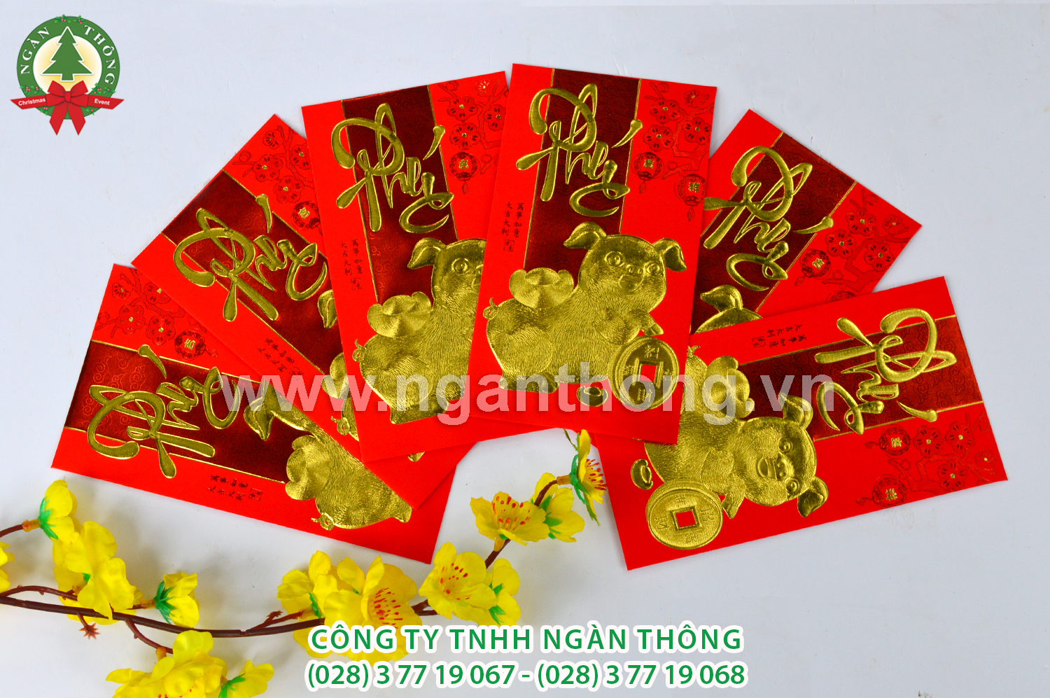 LÌ XÌ ĐỎ HÌNH HEO MS3