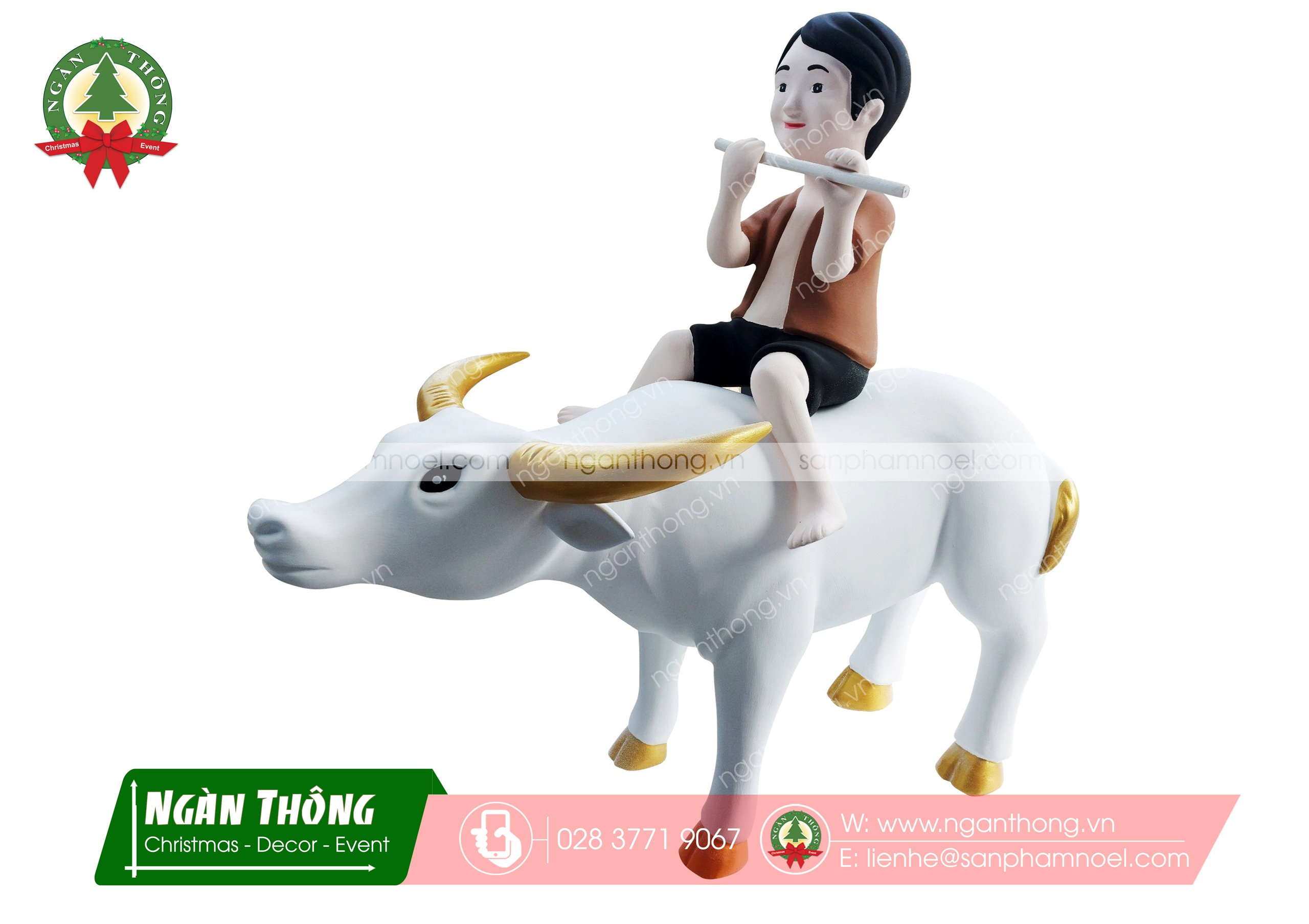 CHÚ BÉ CƯỠI TRÂU MS11