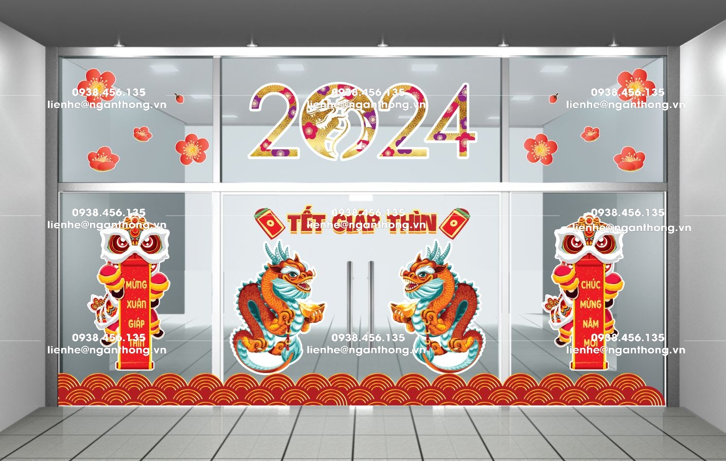 DECAL DÁN KÍNH TẾT MS 57