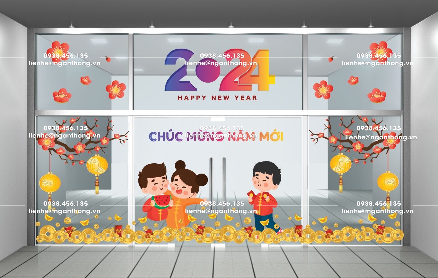 DECAL DÁN KÍNH TẾT MS 56