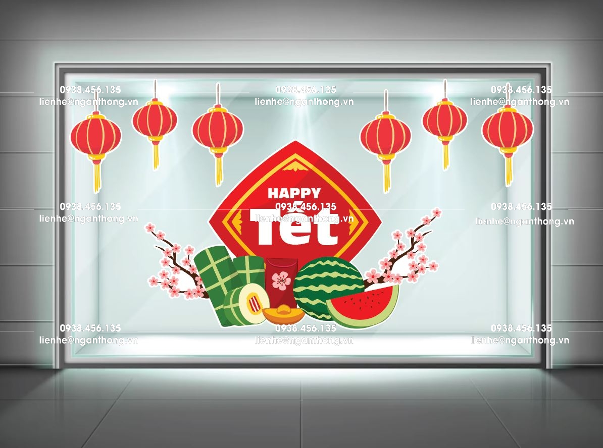 DECAL DÁN KÍNH TẾT MS 61