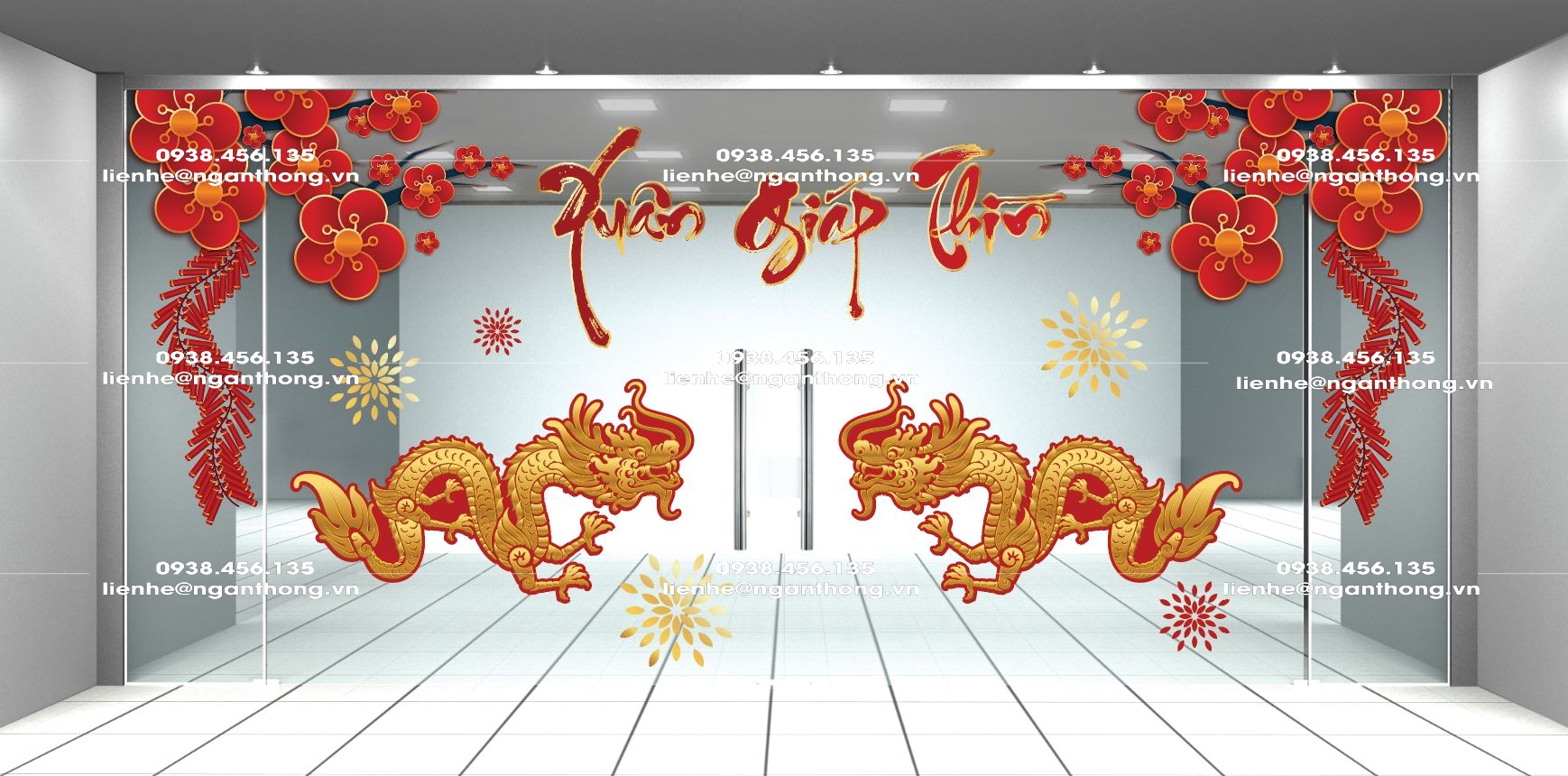 DECAL DÁN KÍNH TẾT MS 74