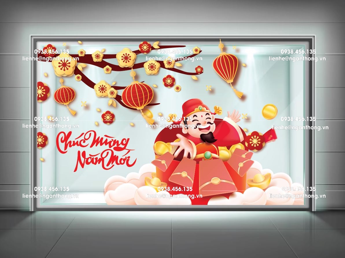 DECAL DÁN KÍNH TẾT MS 80