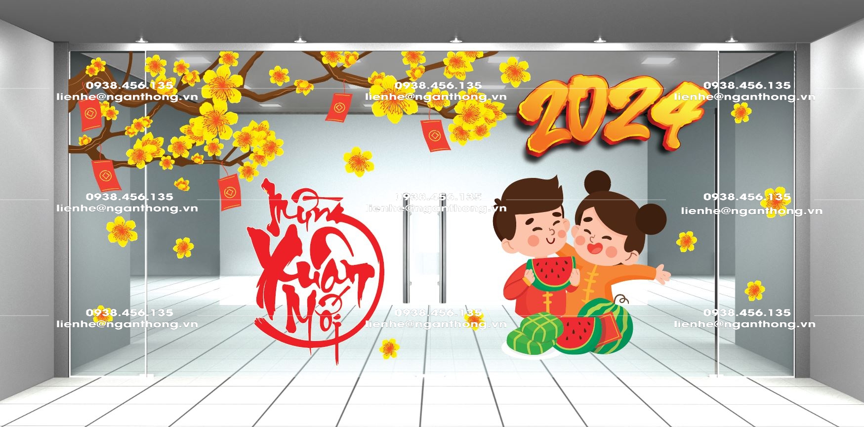 DECAL DÁN KÍNH TẾT MS 82