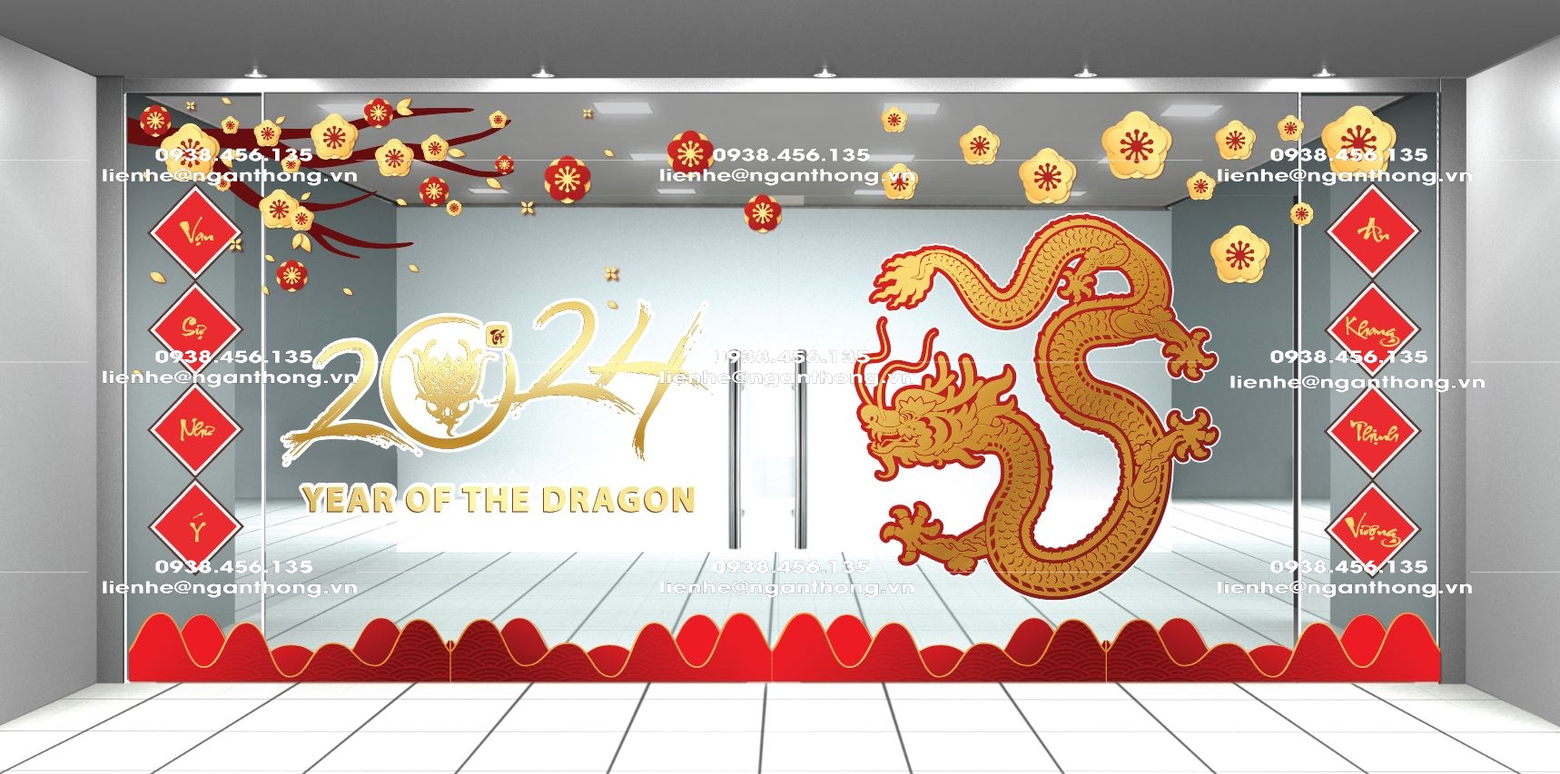 DECAL DÁN KÍNH TẾT MS 84