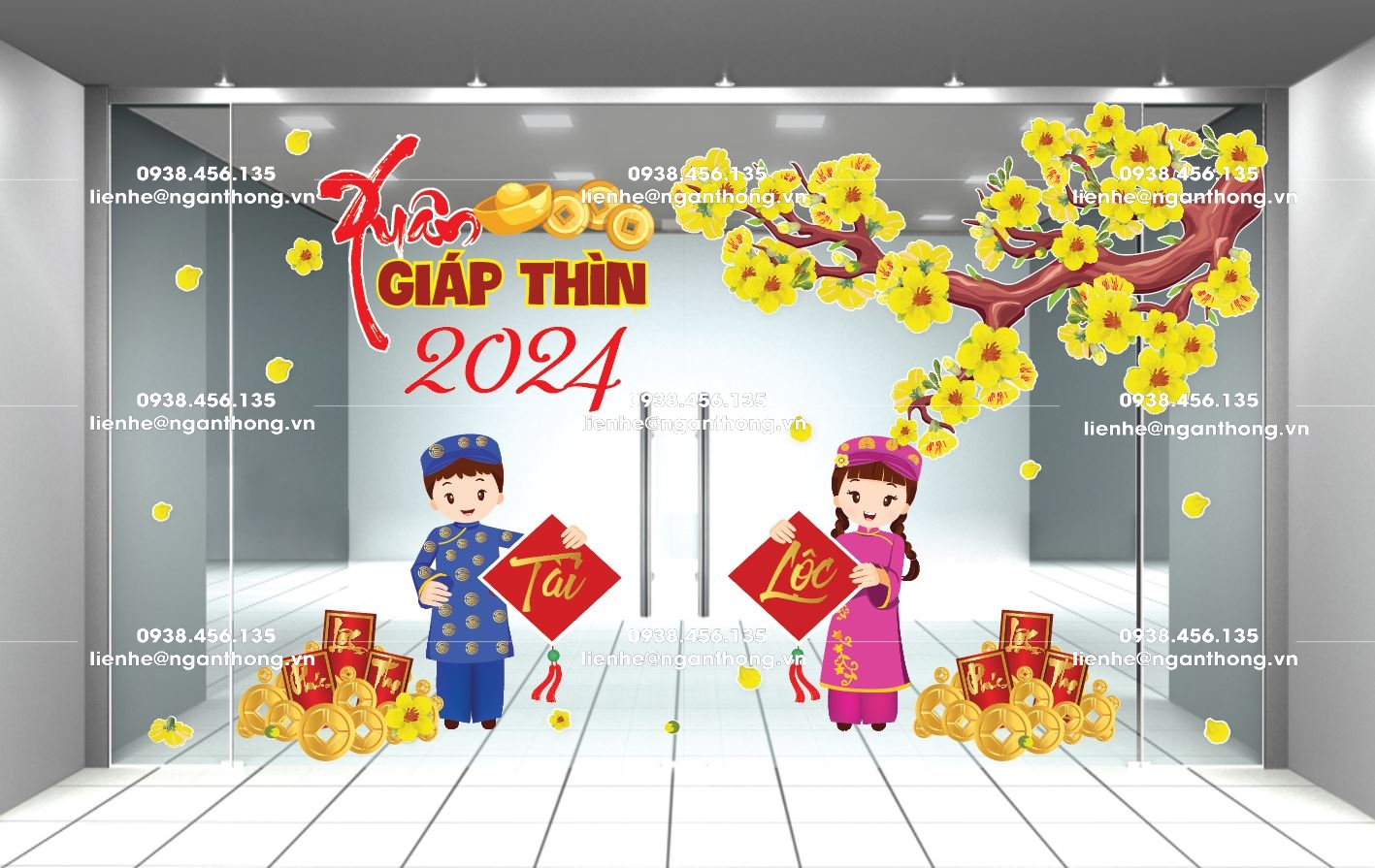 DECAL DÁN KÍNH TẾT MS 89