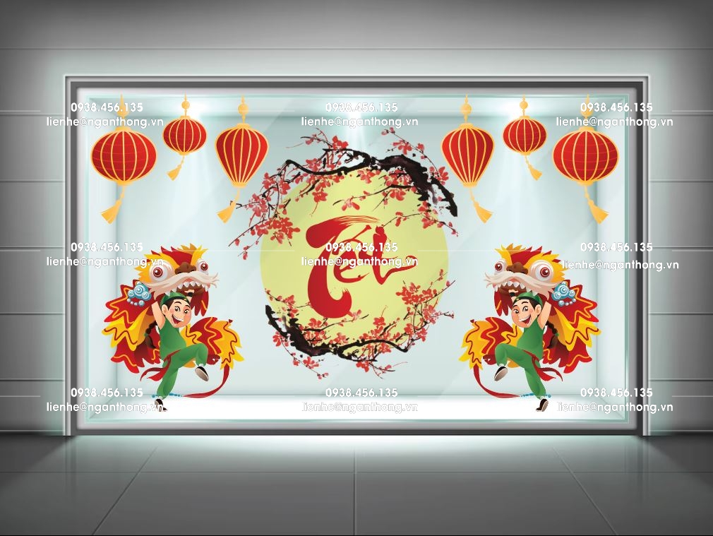DECAL DÁN KÍNH TẾT MS 92