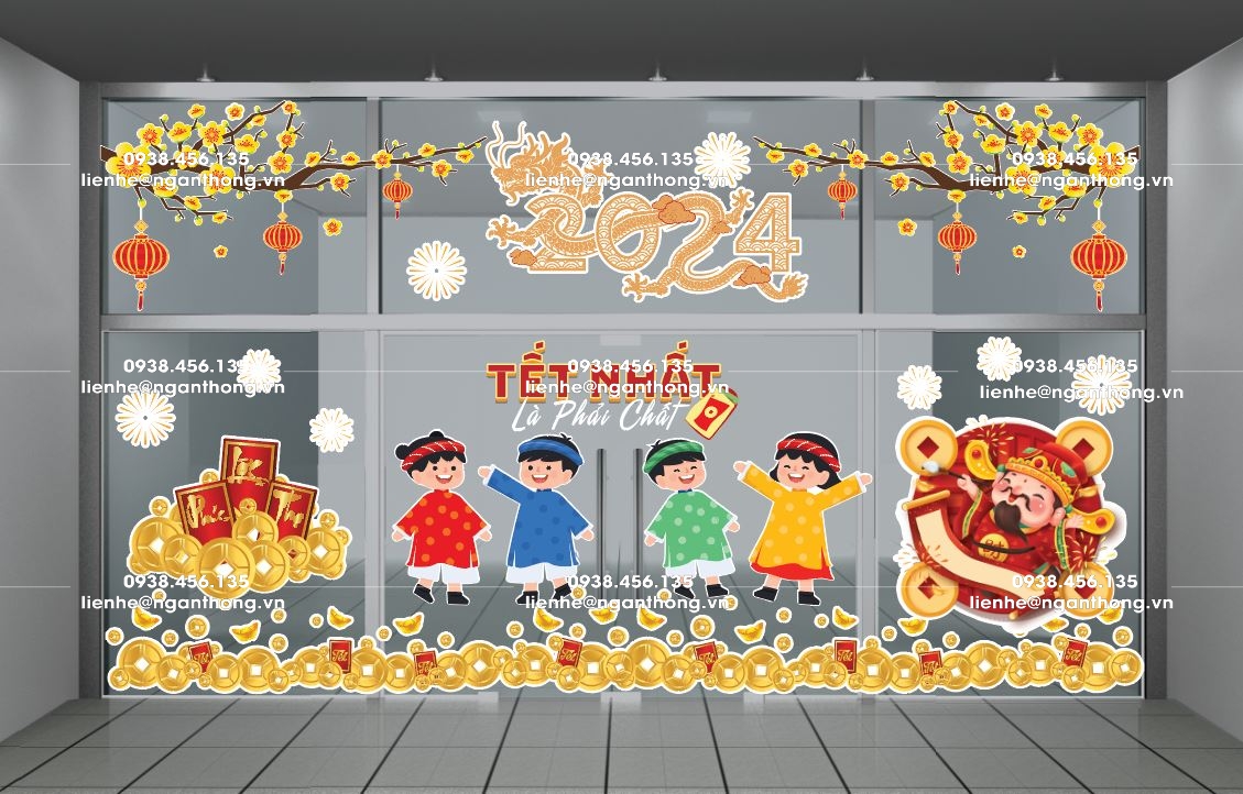 DECAL DÁN KÍNH TẾT MS 93