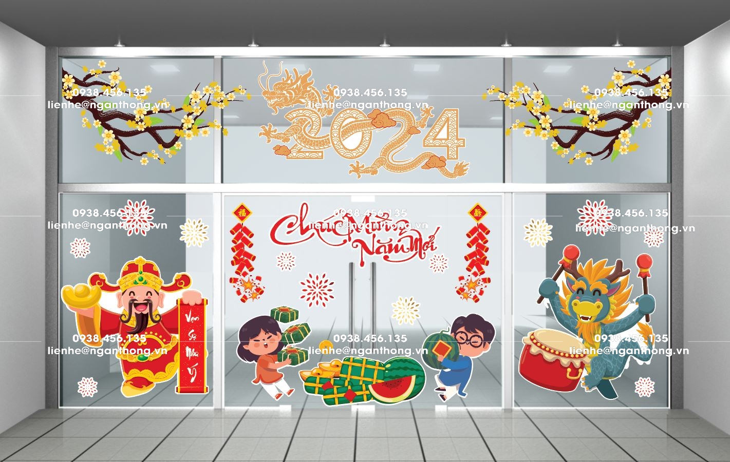 DECAL DÁN KÍNH TẾT MS 95