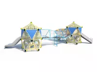 Tháp cầu trượt công viên hình cú mèo