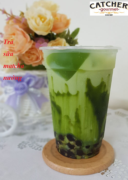 Hướng dẫn pha trà sữa Matcha nướng