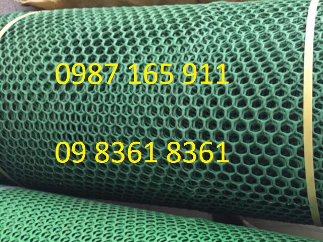 Lưới sàn nhựa xanh