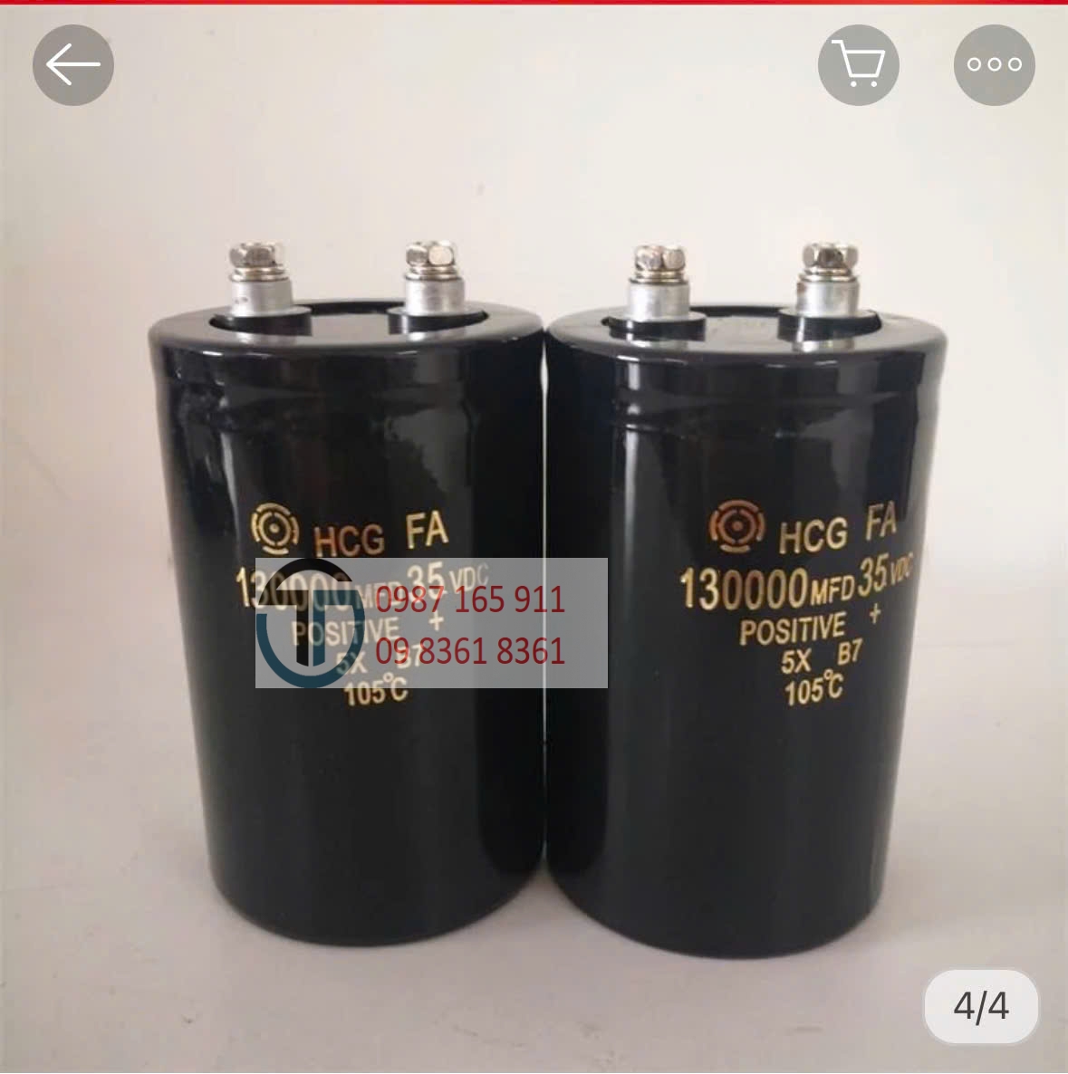 Tụ điện FEI TRI-CD136-13000MFD-160 VDC +105 độ