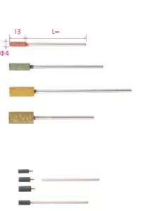 Đá mài cao su dạng chuôi dài 3mm