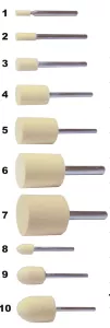Quả mài nỉ đánh bóng Standard Type