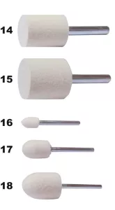 Quả mài nỉ đánh bóng Soft Type