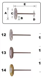 Chổi đánh bóng dạng đĩa - Abrasive