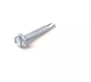 Vít tự khoan răng thưa đầu lục giác liền long đen