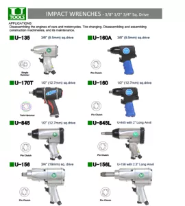 MÁY VẶN BU LÔNG, ĐẦU KHẨU  Impact wrenches 1