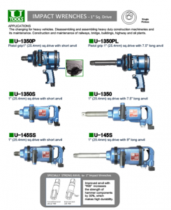 MÁY VẶN BU LÔNG, ĐẦU KHẨU  Impact wrenches