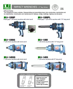 MÁY VẶN BU LÔNG, ĐẦU KHẨU  Impact wrenches