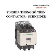 Ý NGHĨA THÔNG SỐ TRÊN CONTACTOR- SCHNEIDER
