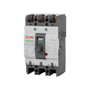 MCCB SBE60AF 3P 15A 18KA SBE63B15