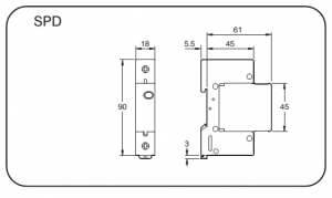 SPD TYPE 2 1P 20KA EZ9L33120
