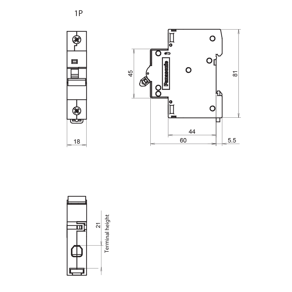 bản vẽ mcb pana