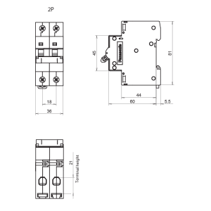 MCB BD-63-2P 2P 63A BBD2632CNV