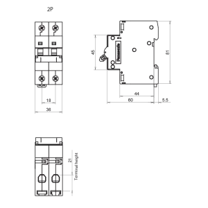 MCB BD-63-2P 2P 63A BBD2632CNV