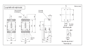 MCCB BBW-225 3P 25KA 175A BBW3175SKY