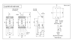 MCCB BBW-225 3P 25KA 175A BBW3175SKY