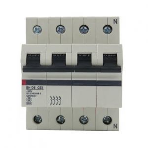 MCB BH-D10 4P 10KA 0.5A BH-D10-4P-0.5A