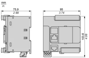 PLC MODICON M221 16IO TM221C16T