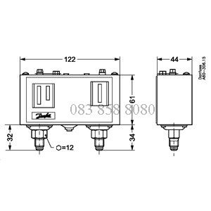 CÔNG TẮC ÁP SUẤT KP17W 060-126766