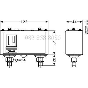 CÔNG TẮC ÁP SUẤT KP15A 060-128366