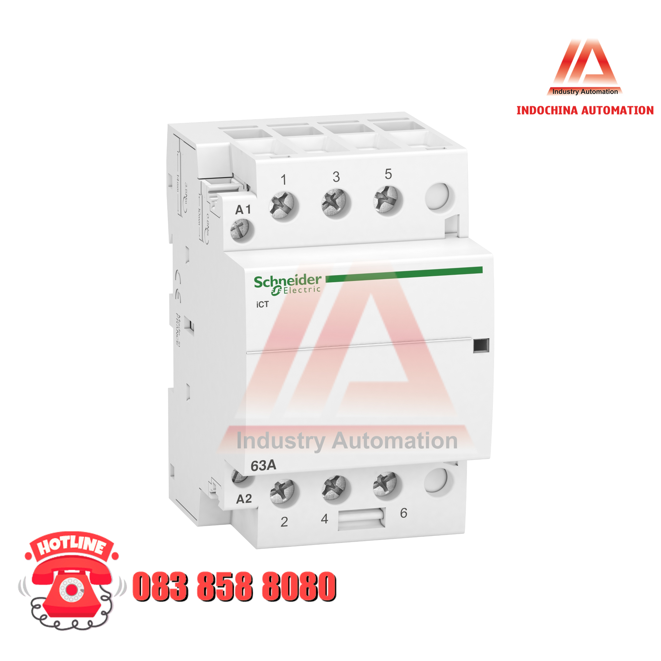 CONTACTOR ICT 63A 230/240V A9C20863