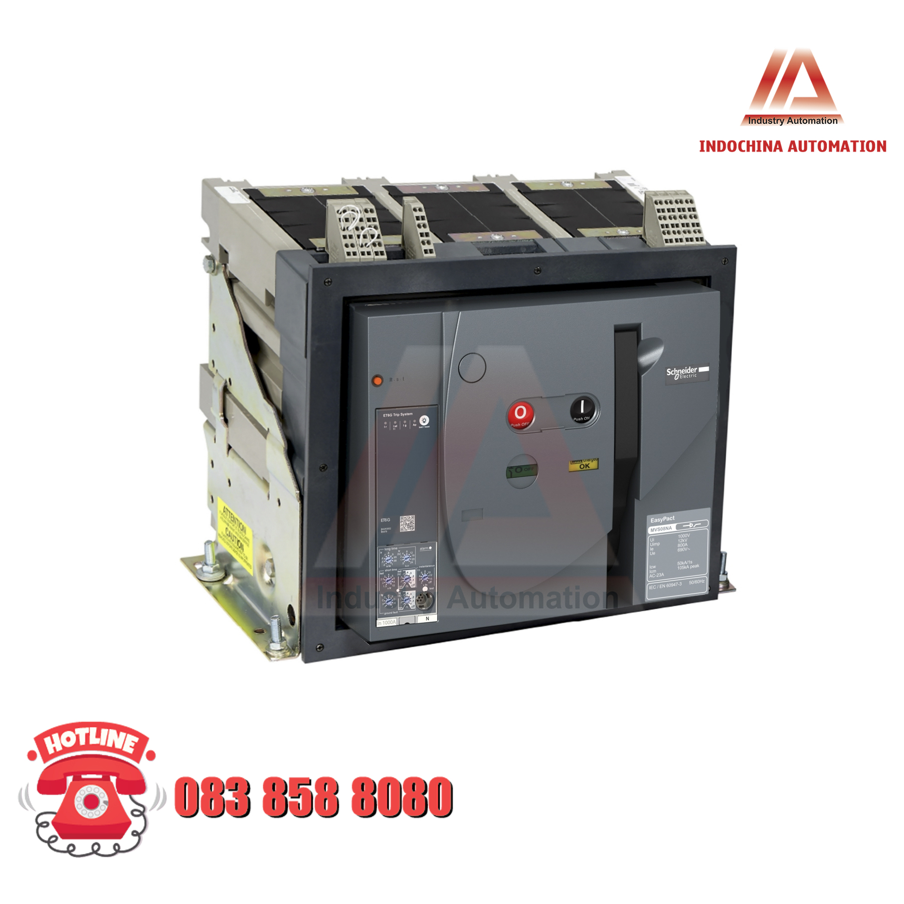 ACB 3P 55KA 4000A FIXED MVS40N3MF2L