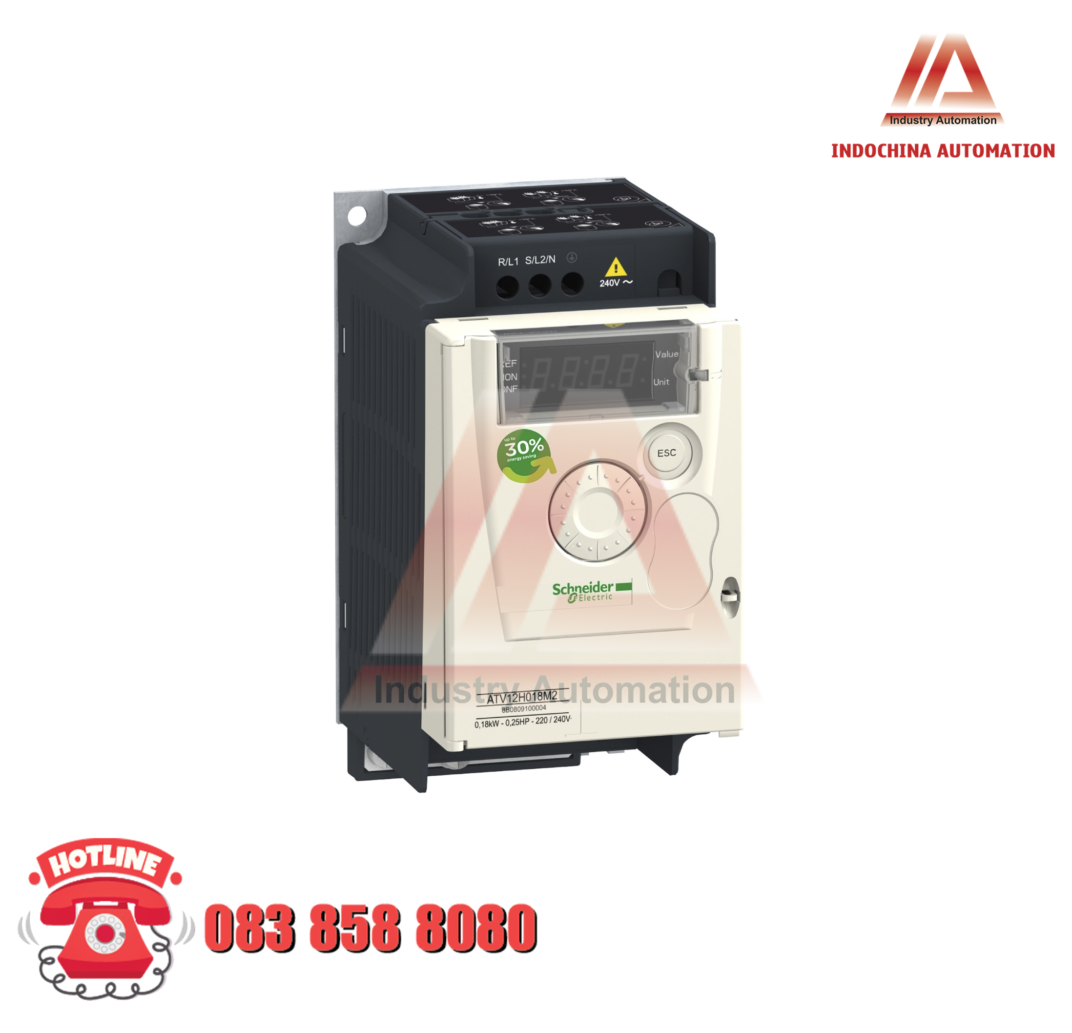 BIẾN TẦN 0.18KW 3P 240V ATV12H018M3