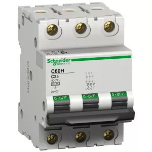 MCB 3P 16A 6KA 25000