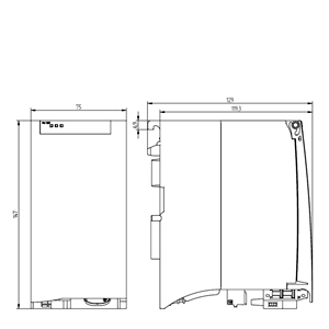 SITOP in SIMATIC S7-1500 design 24 V, 8 A - PM1507
