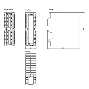 Digital I O SM 323, 16DI  16DO, 24V DC, 0.5A