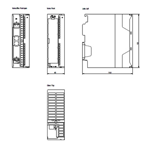 Analog output SM 332, 4AI, 11.12 bit